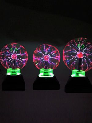 USB Plasma Ball Magic Moon Electrostatic Sphere ABS Glass Sphere Light Bulb Touch Light Lamp for Home Decoration