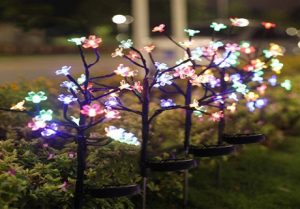 Solar Flowers Lights Garden Decor, Solar Garden Lights Outdoor Decorative,2Pack 40LED Solar Lights Outdoor Garden Waterproof Fairy Lights for Outside Yard,Lawn Decorations Gardening Gifts