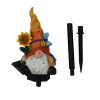 Garden Courtyard Decorative Solar Light Outdoor Gnome Elf Resin Ground Stake Landscape Light