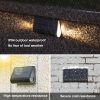 Solar Outdoor Garden Light Waterproof Decorative Wall Fence Railing Lamp for Home Stair Step Lighting