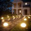 Solar Outdoor Garden Lawn Ground Light Glowing Pebble Decorative Lamp Waterproof Landscape Stone Light