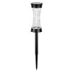 New Solar Garden Light LED Outdoor Waterproof Lawn Stake Light Round Hollow Decorative Lamp for Yard and Garden