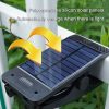 New Solar LED Garden Clip Light Motion Sensor Super Bright Garden Wall Light Emergency Lighting