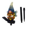 Garden Courtyard Decorative Solar Light Outdoor Gnome Elf Resin Ground Stake Landscape Light