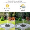 Solar Fountain For Outdoor Garden Birdbath Ponds Pool