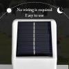 Solar Cross Grave Light White Plastic Illuminated Cross for Cemetery Marker Tombstone