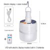 Portable Outdoor Tente Home Lantern Usb Rechargeable Solar Charging Led Emergency Lamp Bulb Bbq Camping Lights