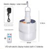 Portable Outdoor Tente Home Lantern Usb Rechargeable Solar Charging Led Emergency Lamp Bulb Bbq Camping Lights