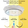 Indoor Home Dimmable Pendant Lamp LED Solar Porch Ceiling Light with Remote For Garden Gazebo Barn Shed Living Room Lighting