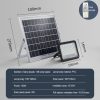 Outdoor Ip66 Waterproof Garage Garden Patio Security Lighting Dusk To Dawn Led Solar Street Flood Lights With Remote Control