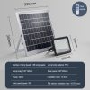 Outdoor Ip66 Waterproof Garage Garden Patio Security Lighting Dusk To Dawn Led Solar Street Flood Lights With Remote Control