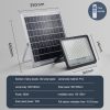 Outdoor Ip66 Waterproof Garage Garden Patio Security Lighting Dusk To Dawn Led Solar Street Flood Lights With Remote Control