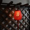 Solar USB Rechargeable Courtyard Light Desktop Chinese-Style Balcony Rattan Floor Portable Outdoor Garden Atmosphere Lamp