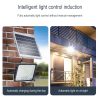 Outdoor Ip66 Waterproof Garage Garden Patio Security Lighting Dusk To Dawn Led Solar Street Flood Lights With Remote Control