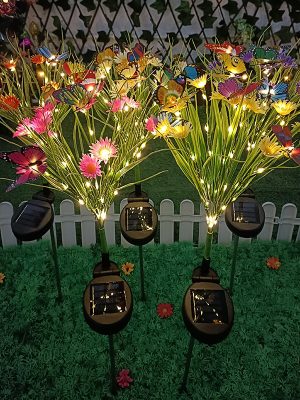 Solar Little Wild Flower Lamp Outdoor Garden Lawn