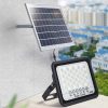 Outdoor Ip66 Waterproof Garage Garden Patio Security Lighting Dusk To Dawn Led Solar Street Flood Lights With Remote Control