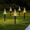 New Solar Snowman Lawn Light Acrylic Ground Stake for Christmas Holiday Decorations