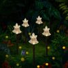 New Solar Snowman Lawn Light Acrylic Ground Stake for Christmas Holiday Decorations