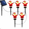 New Solar Snowman Lawn Light Acrylic Ground Stake for Christmas Holiday Decorations